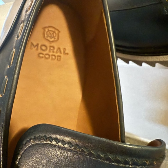 Moral Code Men's Blue Hubert Slip ons Size 13 - Picture 4 of 11